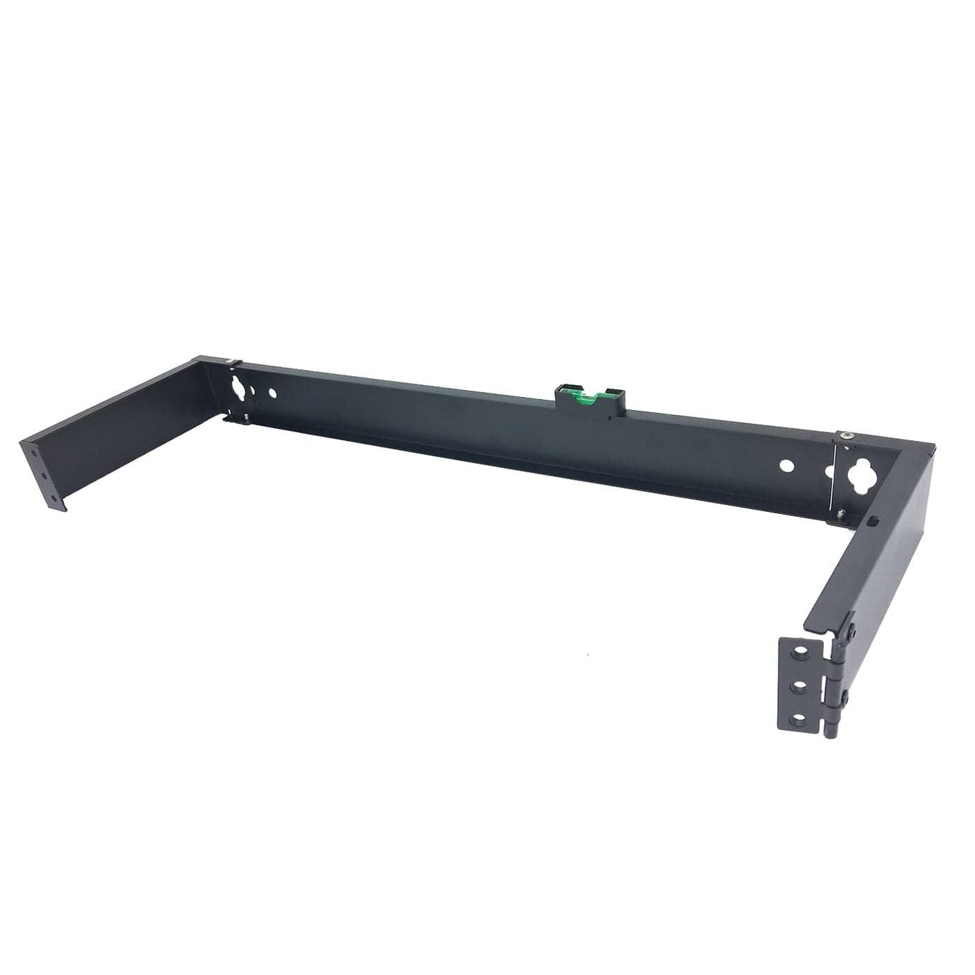 Jingchengmei 1U Hinged Wall Mount Bracket for 1224 Port Patch Panel 6inch Deep Horizontal Rack for 19 Data Network Phone Terminations or Other Networking Equipments Including Screws JCMHWMB1U
