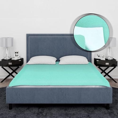OYO BABY Baby Dry Sheet XXL Size | 260×200 cm Waterproof Mattress Protector & Bed Pad | Quick Dry Sheet, Extra Absorbent, Soft & Reusable | Anti-Piling, Rash-Free & Washable - Sea Green