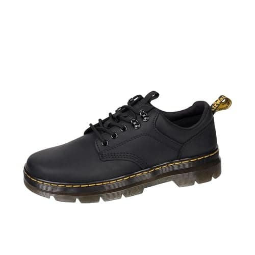 Dr. Martens unisex adult 5 Tie Shoe Oxford, Black Wyoming, 11 Women 10 Men US