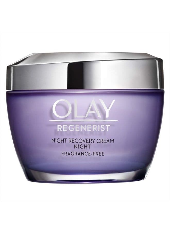 Regenerist Night Recovery Cream Face Moisturizer, Fragrance Free, 1.7 oz