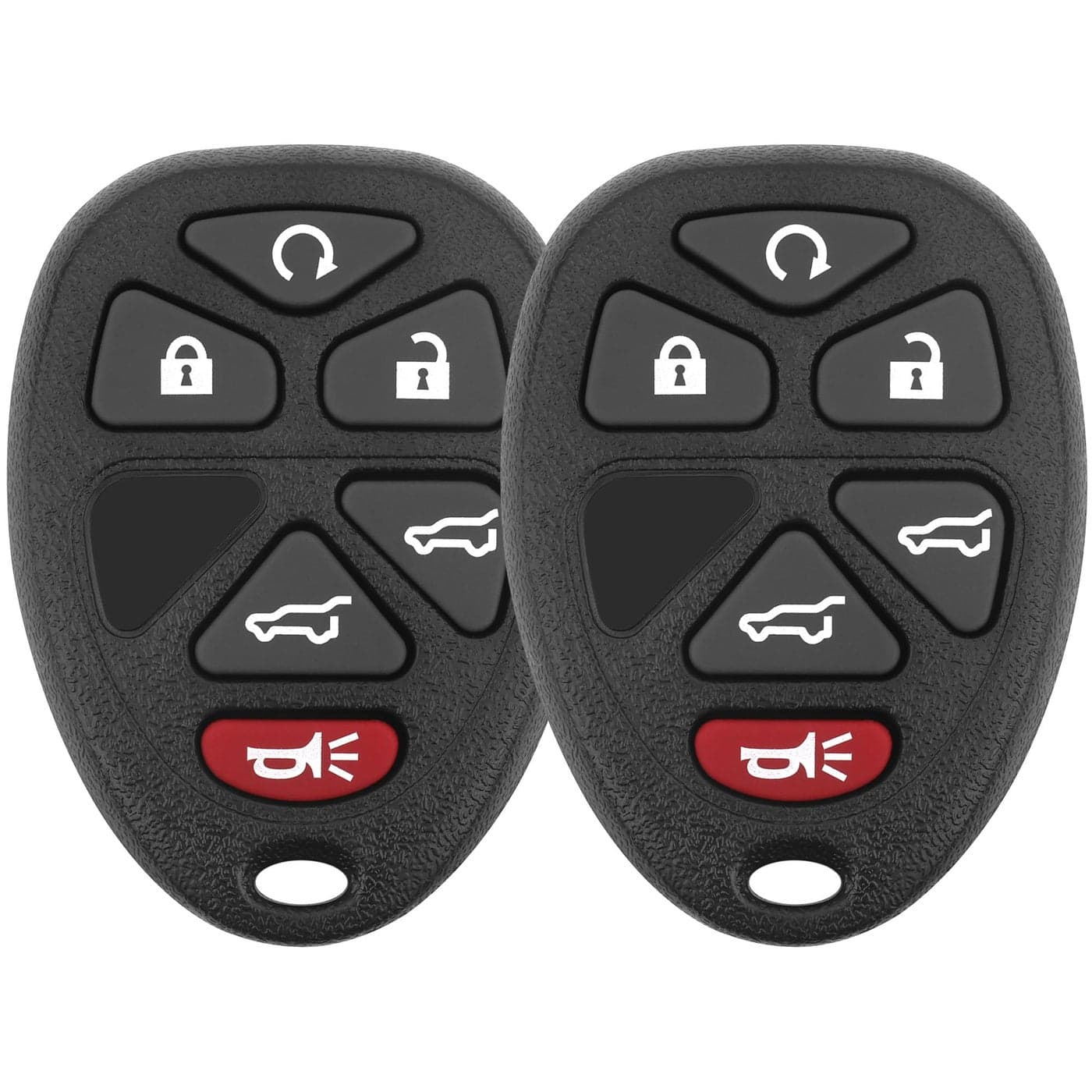 Vurkcy Key Fob Replacement for 20072014 Chevy Suburban Tahoe GMC Yukon 1217 Traverse 0713 Escalade Car Keyless Entry Remote ControlOUC60270 OUC602216 Buttons 2Pcs