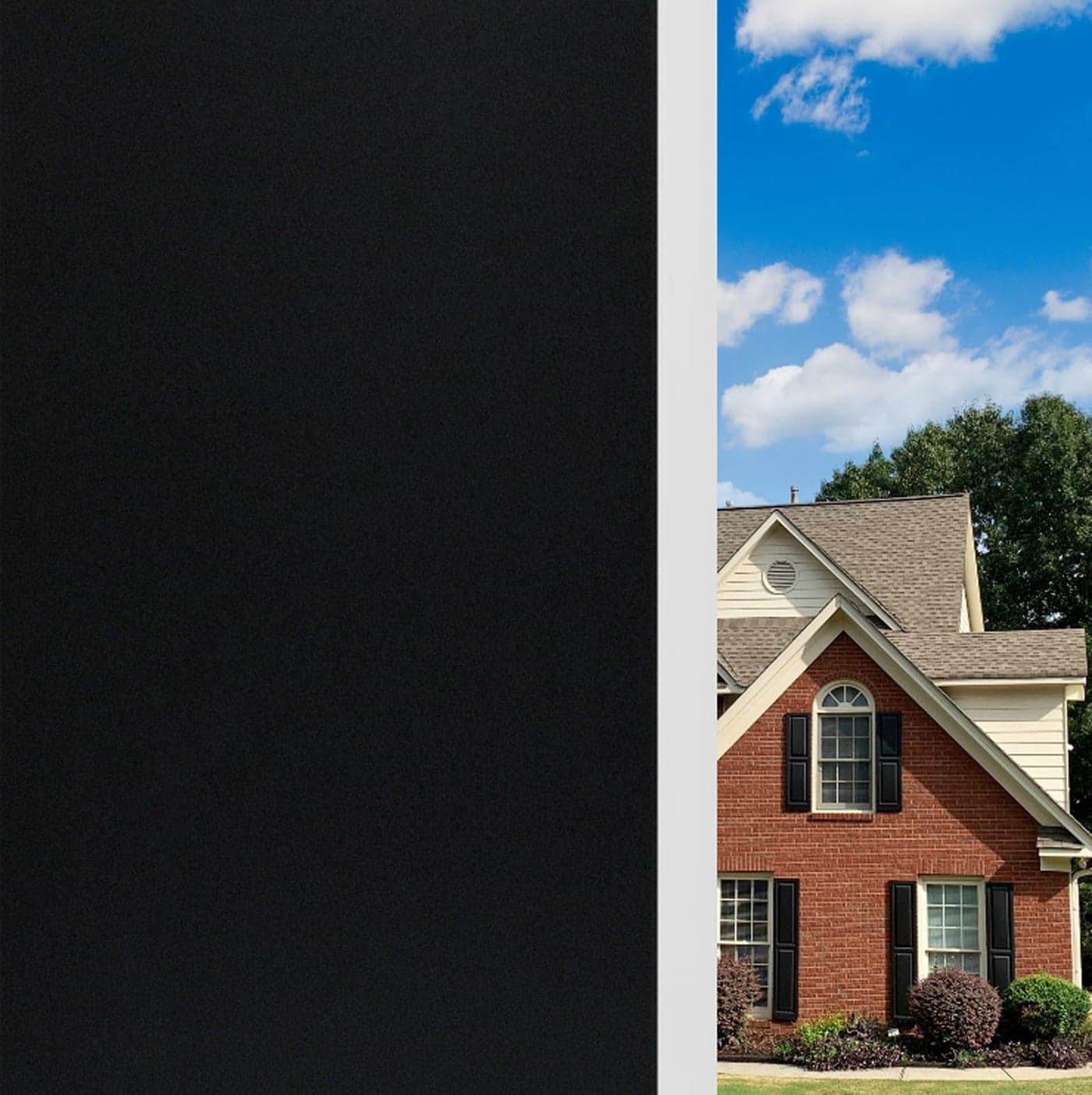 KESPEN Total Blackout Window Film Privacy Static Cling 100 Light Blocking AntiUV Room Darkening Glass Tint Heat Control Reusable Door Cover for Day Sleeping with Grid Line354 Inch X 65 Feet