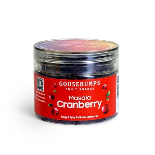 GOOSEBUMPS Masala Cranberry|Dried Cranberry | Healthy Snack for Kids and Adults|150 GMS