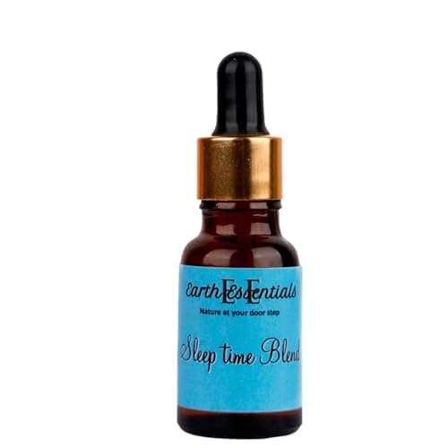 Earth Essentials Sleepy Oils Blend - 15ml | Sleep Essential Oil for Diffuser | Aromatherapy with Ylang-Ylang Vetiver Chamomile Lavender | Nighttime Relaxation Wellness Support