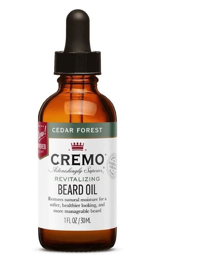 Beard Oil, Revitalizing Cedar Forest, 1 fl oz - Restore Natural Moisture and Soften Your Beard To Help Relieve Beard Itch