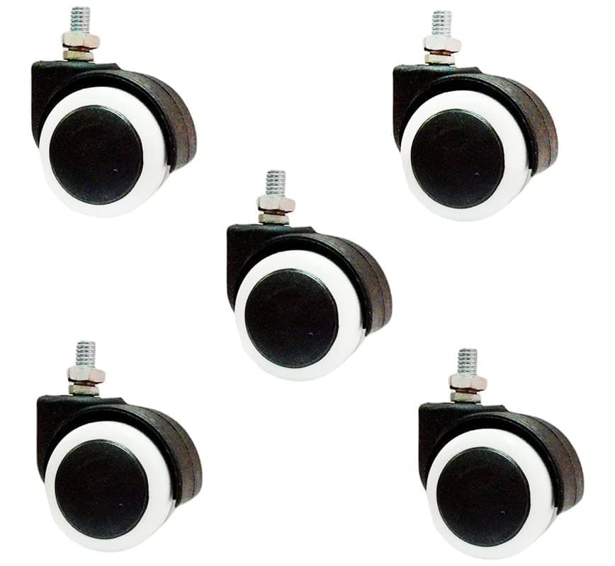 Lopvi Revolving chair Threaded Wheels super quality set of5 Appliance Furniture Caster Pack of5