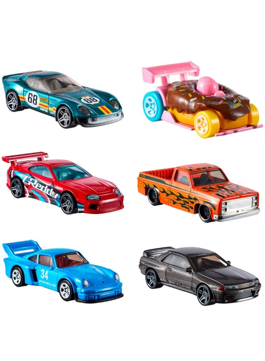 Hot Wheels XL Vehicles 1:43 Scale, Pack of 6 Assortment