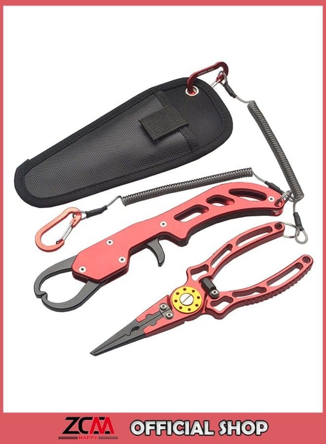 Multifunctional Aluminum Alloy Lure Pliers Fish Control Combination Set