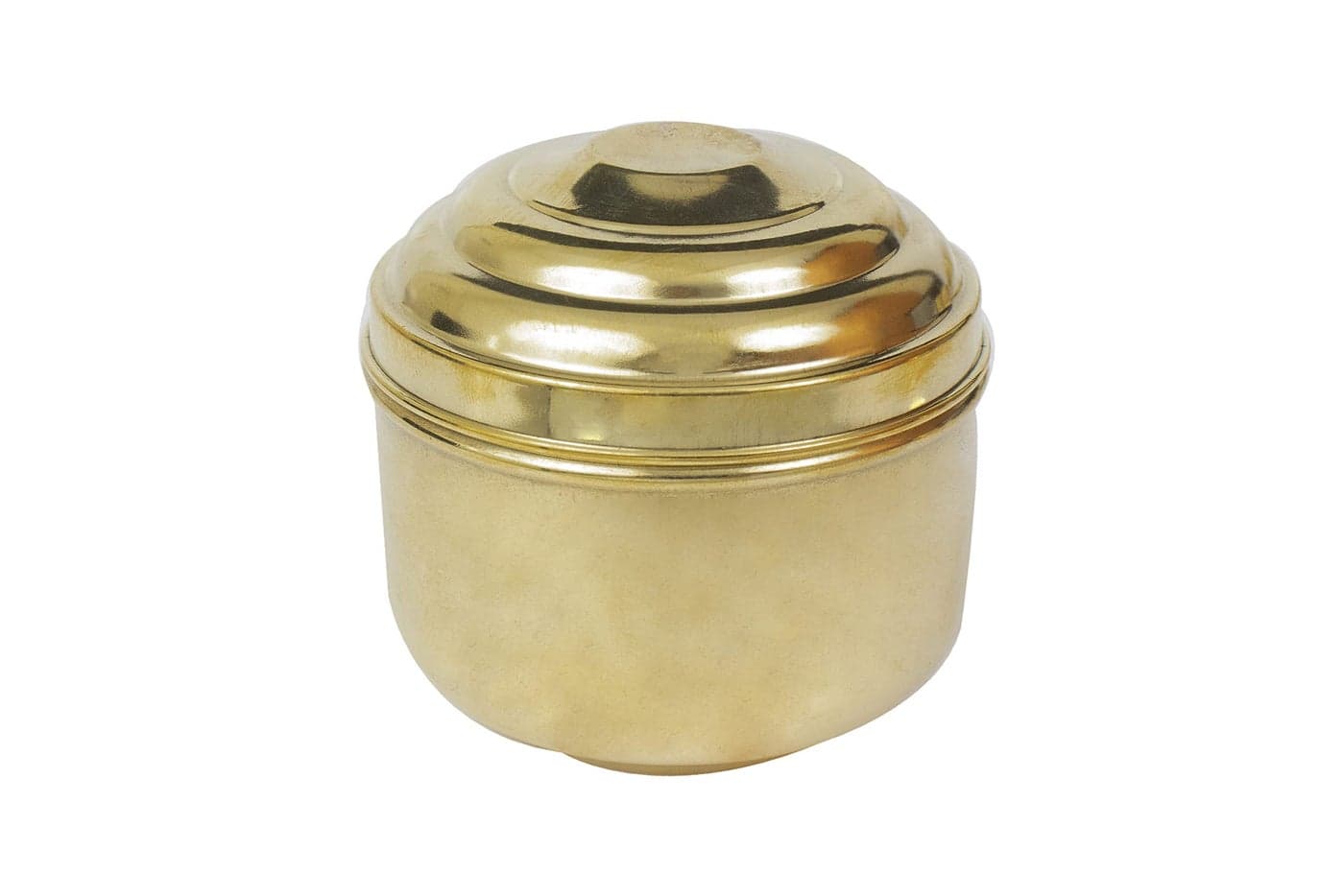 Spillbox Brass Box Pooja | Puja | Roli | Chawal | Chandan | Haldi | Kumkum Puja Box | Sindoor | Turmeric | Dabbi | Dibbi | Dhani | Storage Container for Pooja | Dani Lid Holder- Tall brass box