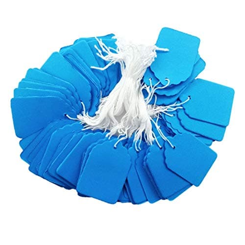 DIY Crafts Pack of 400 Pcs, DIY Crafts Tie Label Paper Tag for Jewellery Retail Shops Kitchen Clothes Content Label, Goods Price Tag, (Pack of 400 Pcs, DIY Crafts)