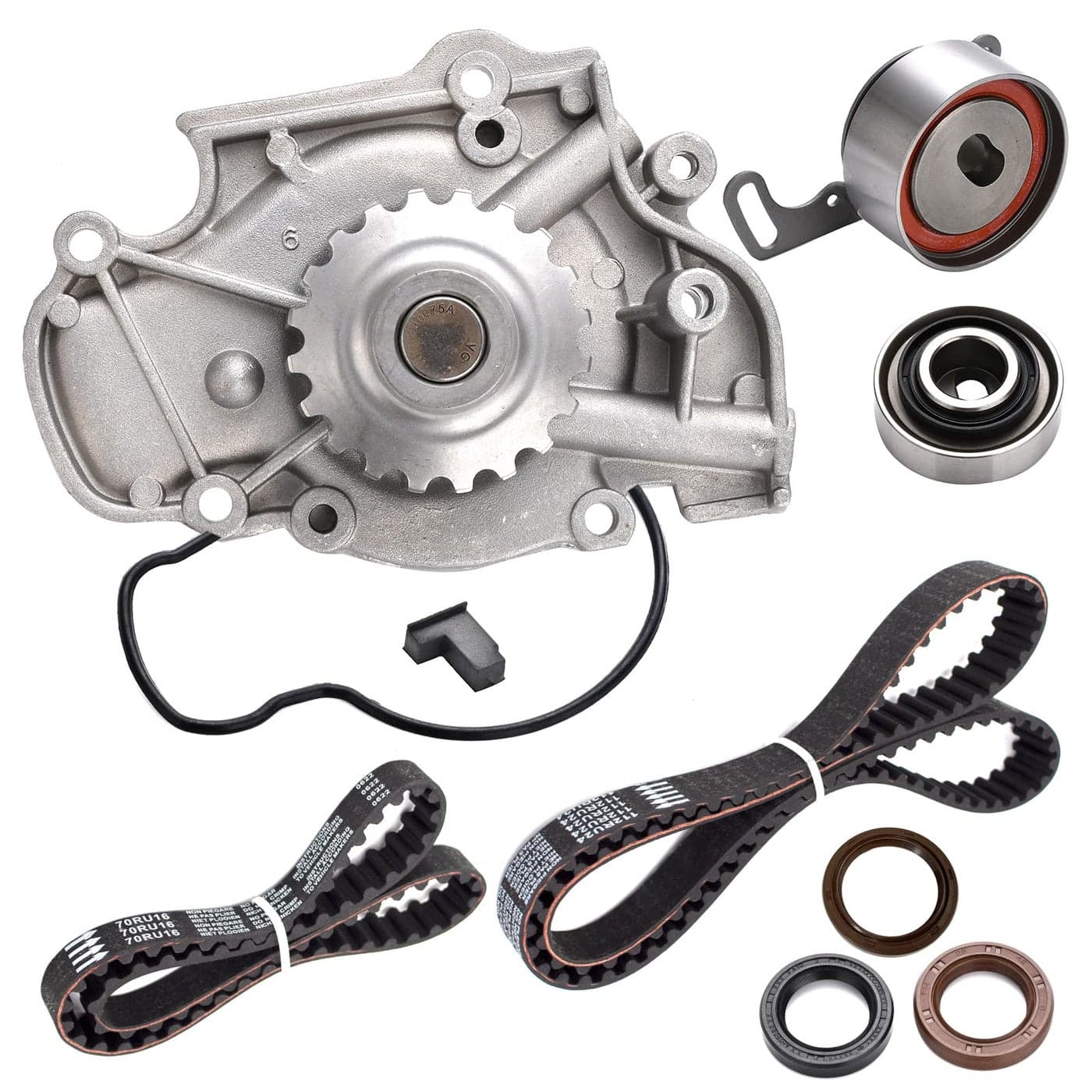 Nakuuly Timing Belt Kit with Water Pump Compatible with 19942002 Honda Accord 1998 Odyssey 19971999 Acura CL 19981999 Isuzu Oasis 22L 23L L4 SOHC 16V Engine F22B1 F23A1 F23A4 F23A5 F23A7