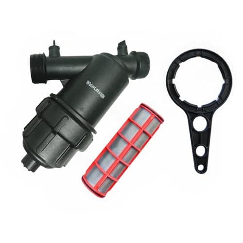 WaterLabs 123YM Water Tank Filter | 90 Microns | BIS Certified | Screen Filter | 1 Year Warranty | with 1 Teflon Tape| Sediment Filter for Home (1.5" inch | 40 mm)