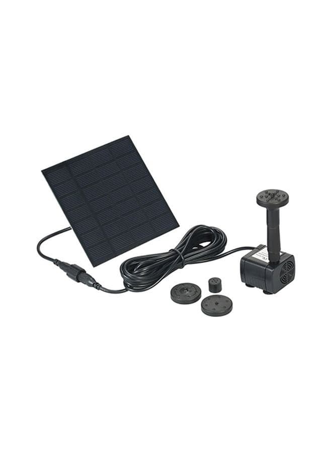 Solar Powered Water Pump Black