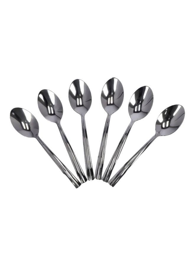 6-Piece Mocca Spoon Silver