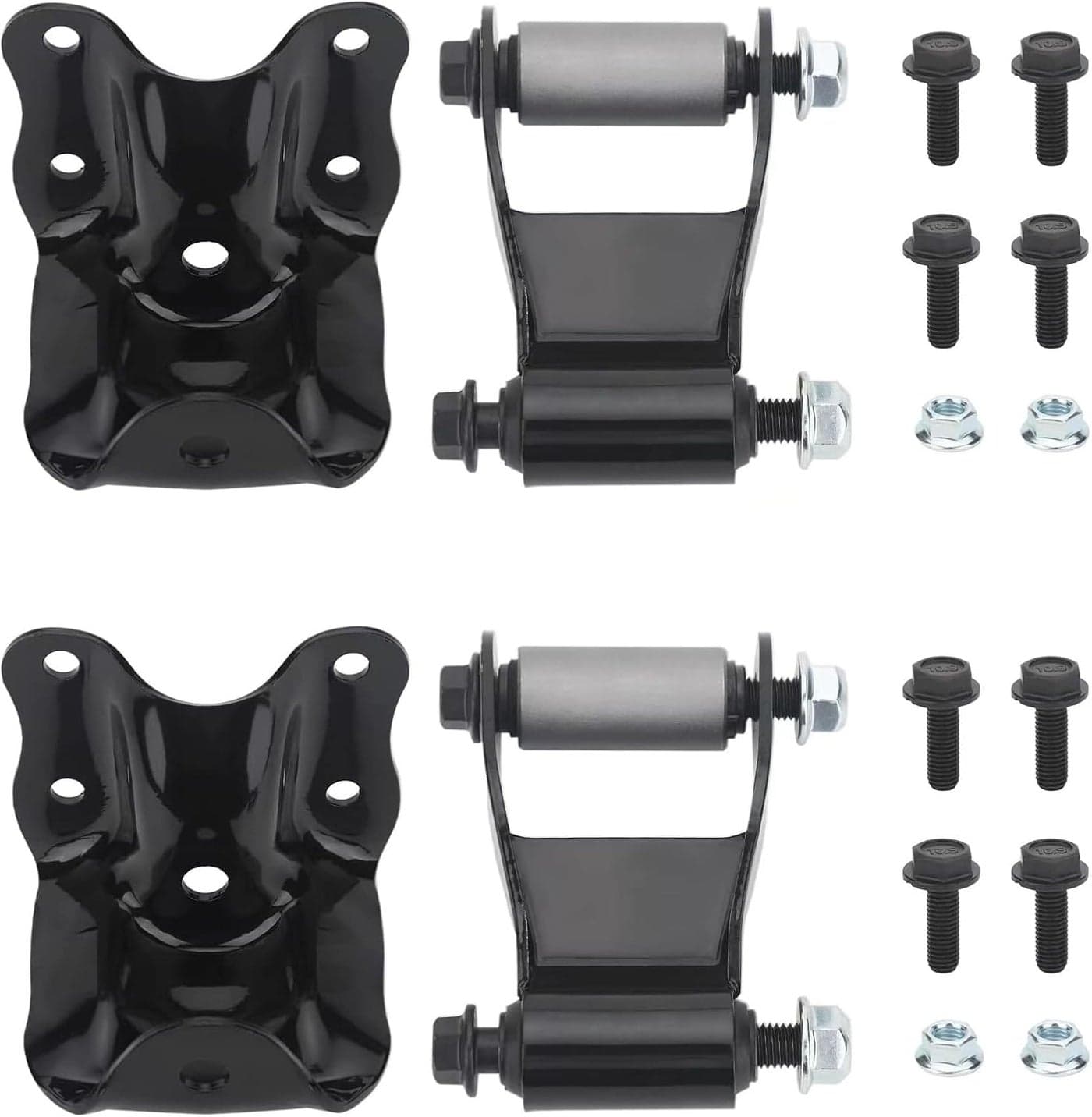 USTAR Rear Leaf Spring Shackle Hanger Bracket Kit for Ford Ranger and Mazda Models