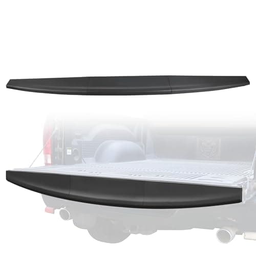 LUXEMOTO 3PCS Combined Tailgate Cap Spoiler Molding Cover for Dodge Ram 1500 2009-2019, Rear Tail Gate Center Flex Step Top Trime Protector for Dodge Ram 2500 3500 2010-2018 Accessories