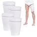 Catheter Leg Bag Holder 4 Count Fabric Catheter Sleeves Urine Leg Bag Holder Urinary Drainage Bag Stay in Place Urine Bags for Legs Foley Catheter Bag Holder Strap for Men or Women M4pack