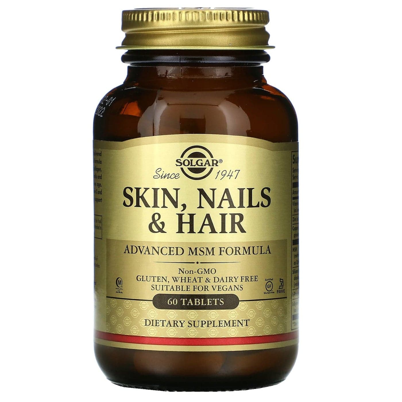 Skin, Nails And Hair Dietary Supplement - 60 Tablets Pack of 2