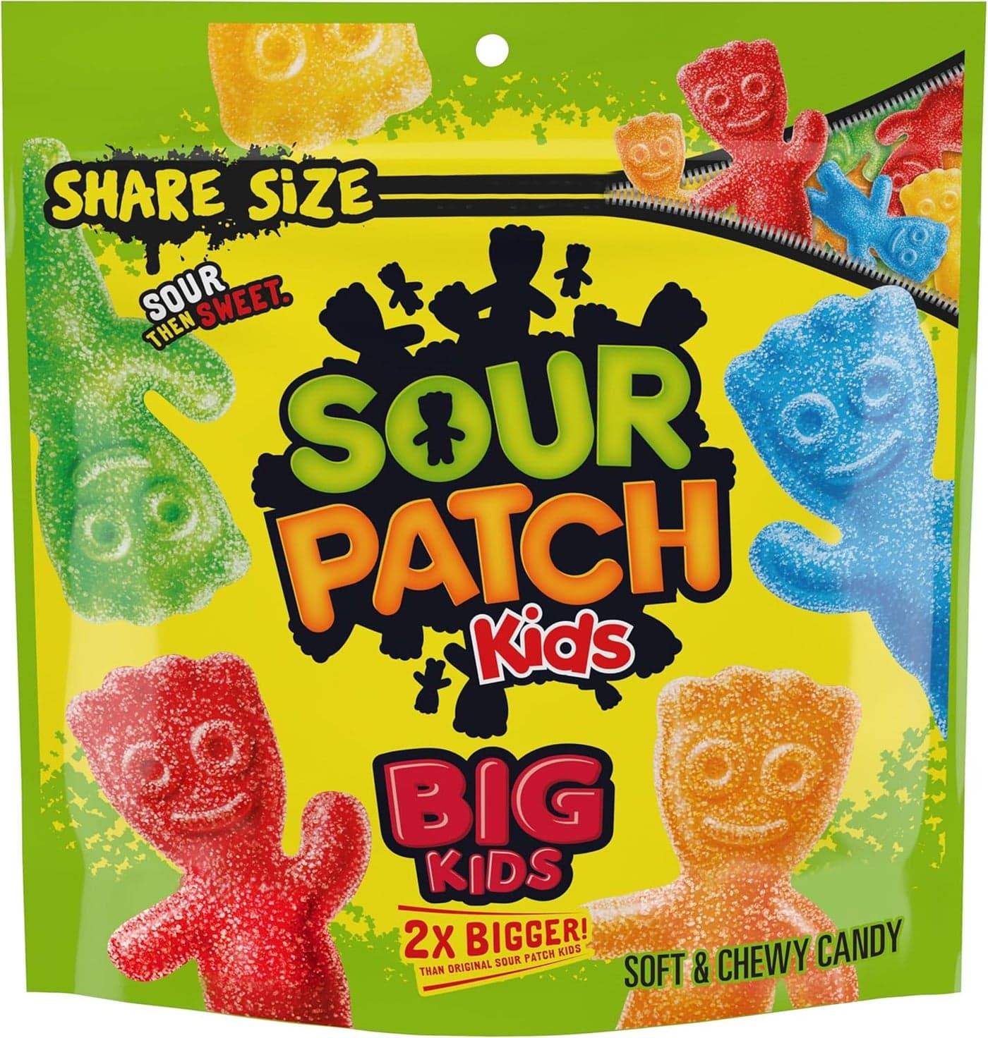 SOUR PATCH KIDS Big Kids Soft & Chewy Candy, Share Size