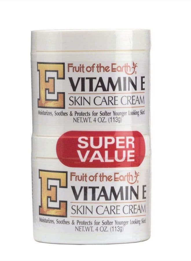 Vitamin-E Cream 4 Ounce Jar - 2 pack