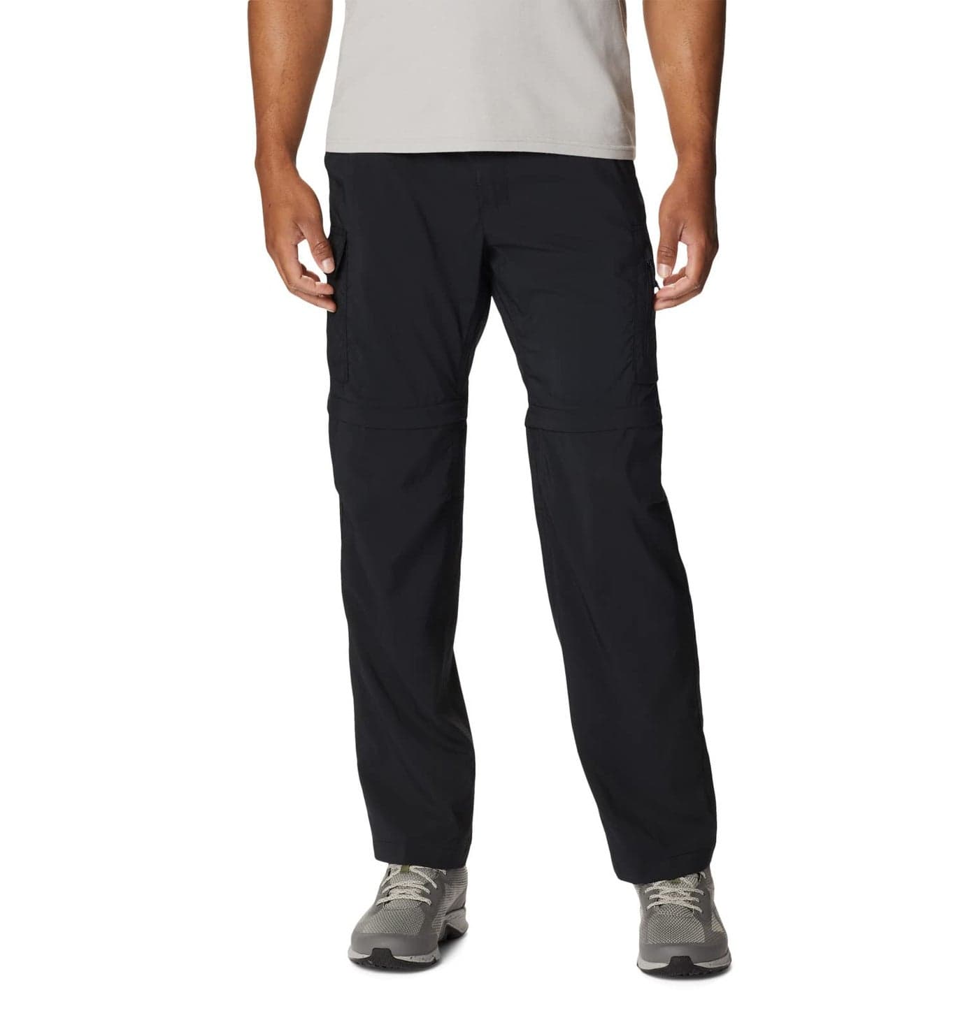 Columbia Mens Silver Ridge Utility Convertible Hiking Pant Black 42 x 32