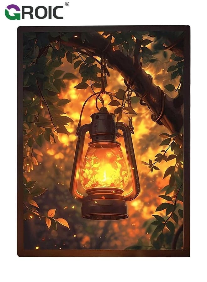 LED Poster Frame,Backlight Frame, Photo Frame, Light Stand with Dimmer 3-colors, Touch Control, Adjustable Brightness 8 inch