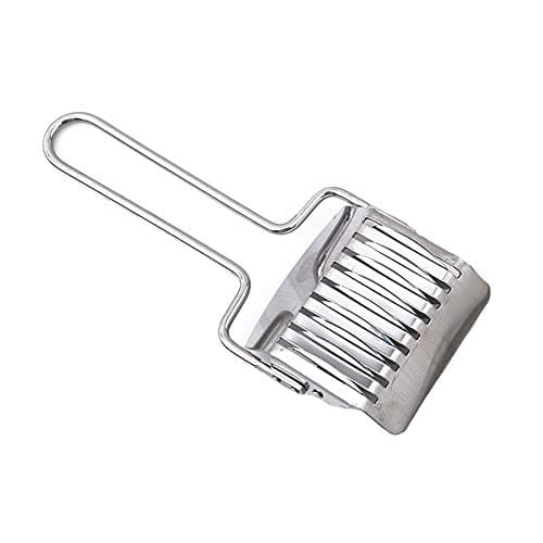 Evwoge Pasta Noodle Cutter Stainless Steel Pasta Spaghetti Maker Noodle Lattice Roller Dough Cutter Mincer Kitchen Tool