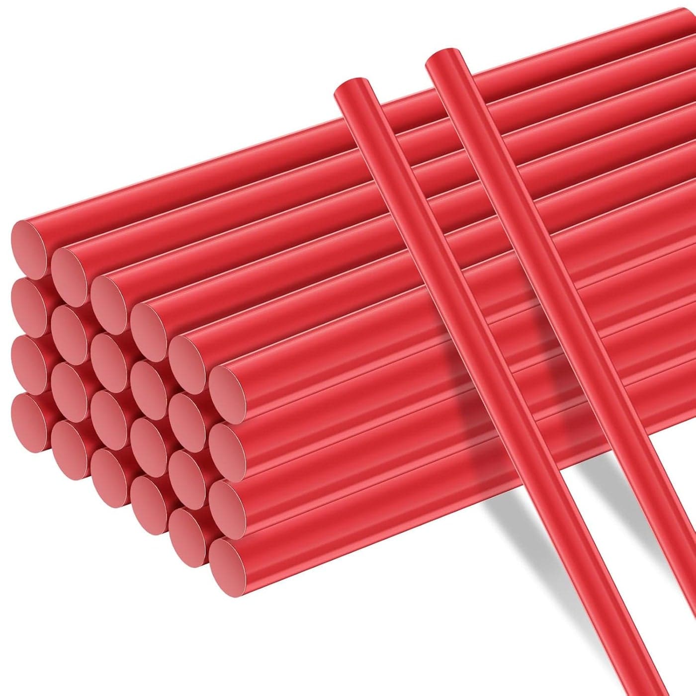 CroBlissful 20 Pcs Red Glue Sticks for Paintless Dent Repair