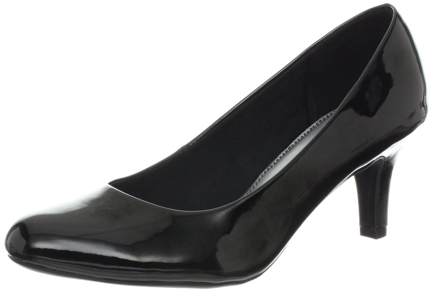 LifeStride Womens Parigi Pumps Black Patent 8 W