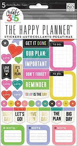 me & my BIG ideas Everyday Reminders Stickers