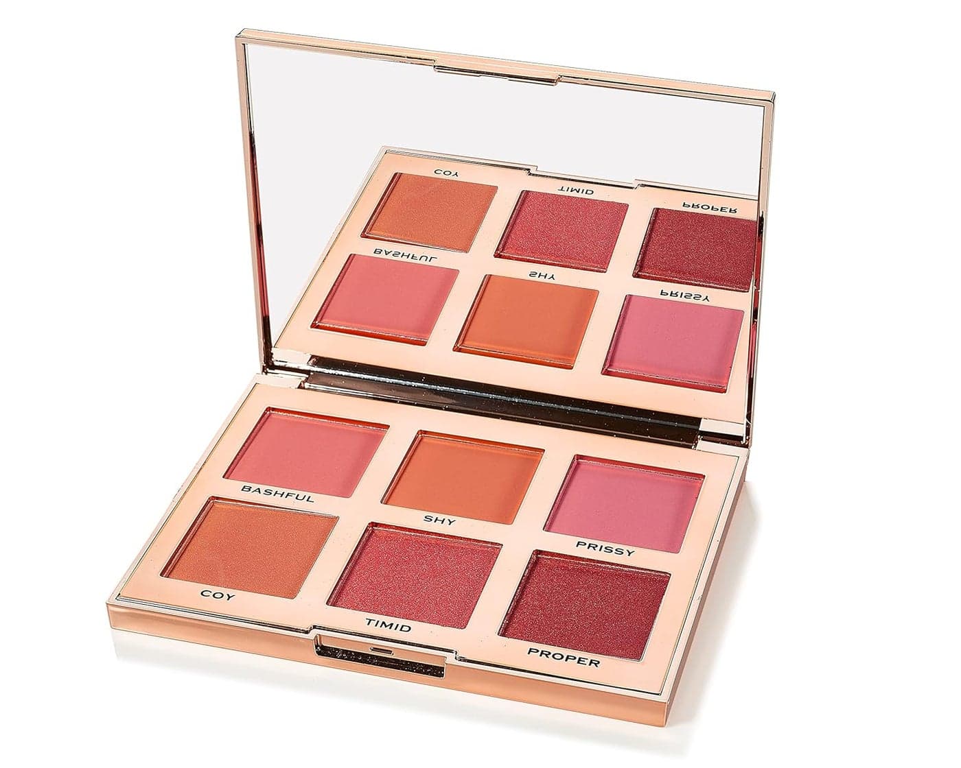 Skone Flushed Flirtatious Make up Blush Palette Blush Makeup as Eyeshadow Blush Highlighter in One Palette Matte Shimmer Glow of Pink Peach Colors of Professionalgrade Formula Cosmetics