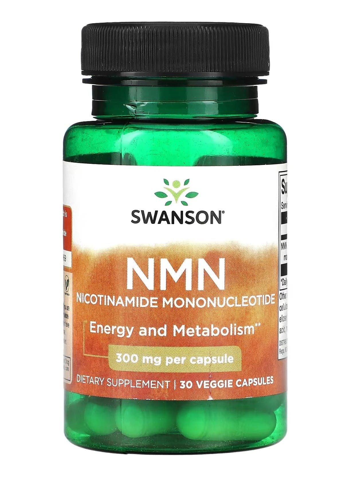 Swanson, NMN, 300 mg, 30 Veggie Capsules