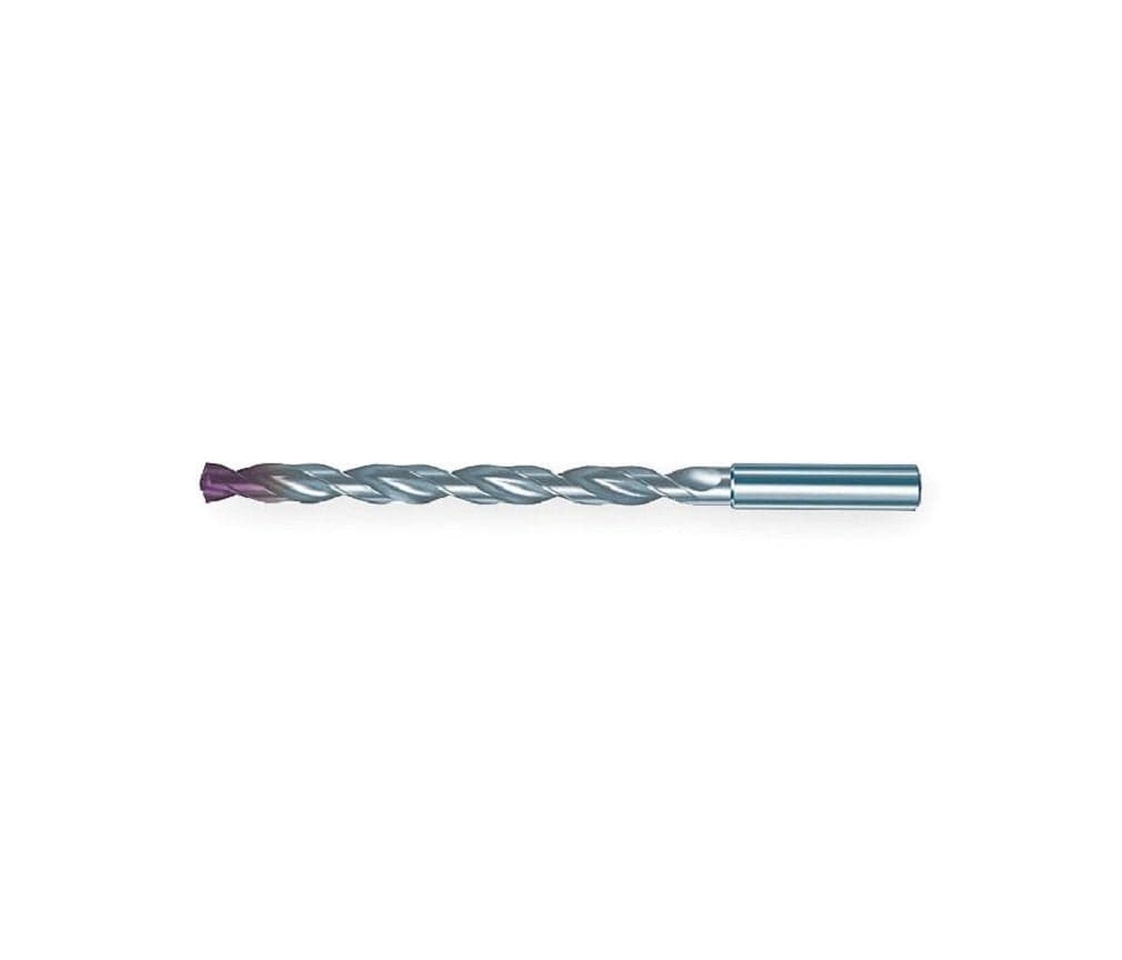 GUHRING 9055250065000 RT100 C Carbide Extension Drill, High Performance, 12xD, Coolant Fed, FIREX Coated, 135 Degree, 6.5 mm Size, 146 mm Overall Length