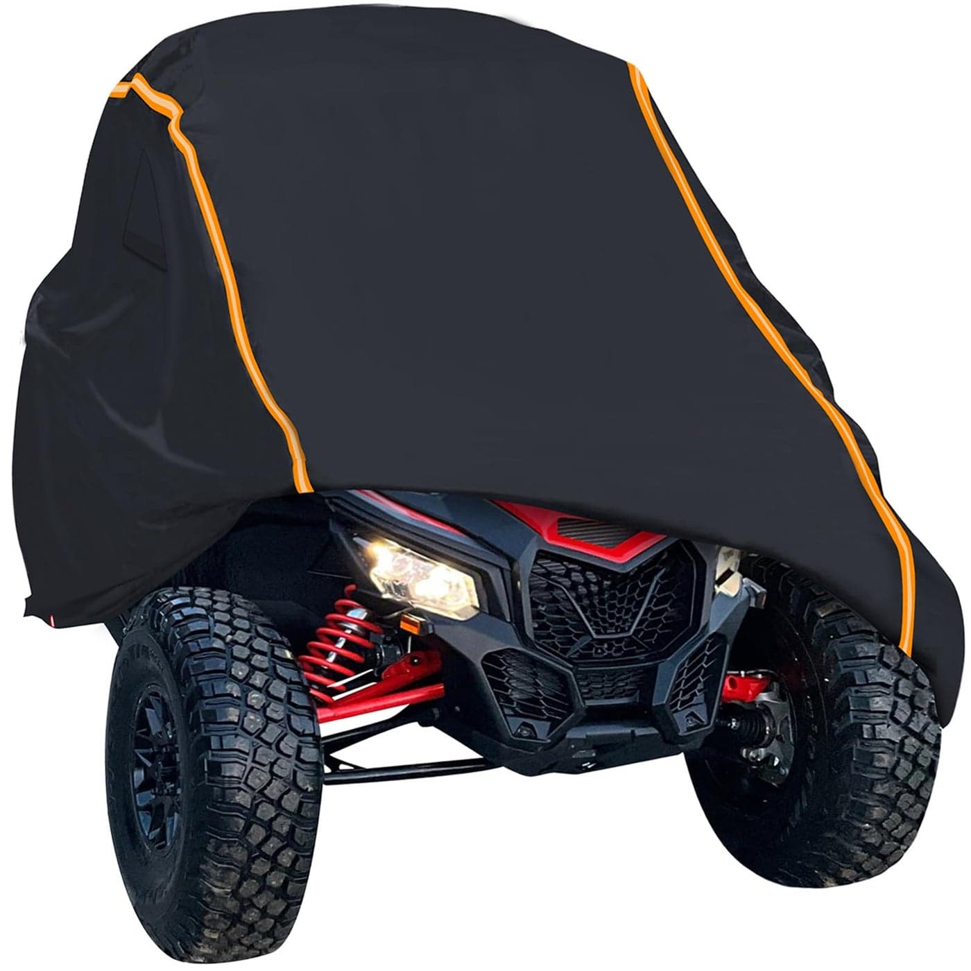 StarknightMT UTV Cover 2 Seater Full Cover Compatible with Can Am Maverick X3 Turbo 900 Kawasaki CFMOTO RZR Talon SXS HeavyDuty All Weather Protection Cover 23 Seater
