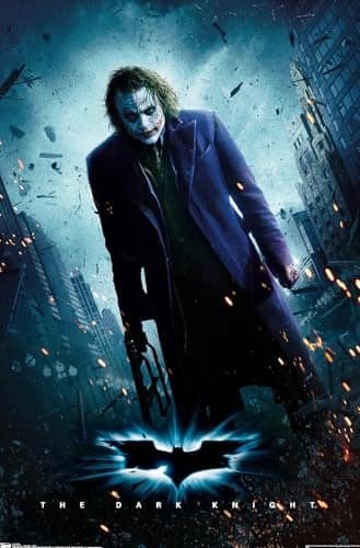 Trends International DC Comics Movie The Dark Knight The Joker One Sheet Wall Poster 22375 x 34 Premium Unframed Version