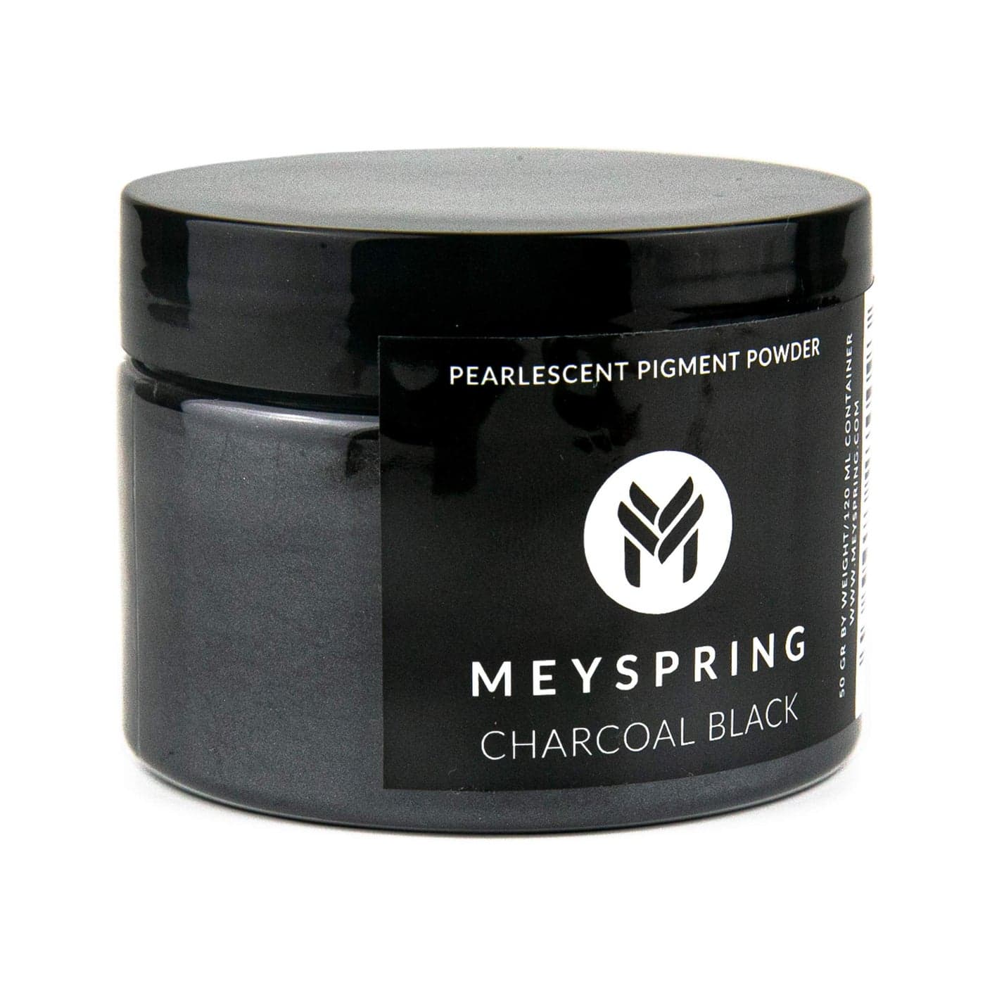 MEYSPRING Charcoal Black Mica Powder for Epoxy Resin 50 Grams Great for Resin Art and UV Resin Epoxy Resin Color Pigment