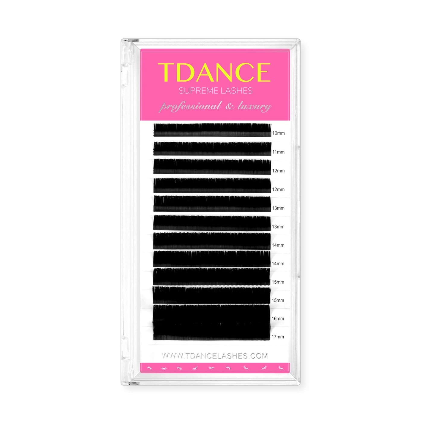 TDANCE Lash Extension Matte Black Eyelash Extension C CC D DD J B L Curl Volume Classic Lash Extensions 003018mm Thickness Professional Salon Use007D1017 mm