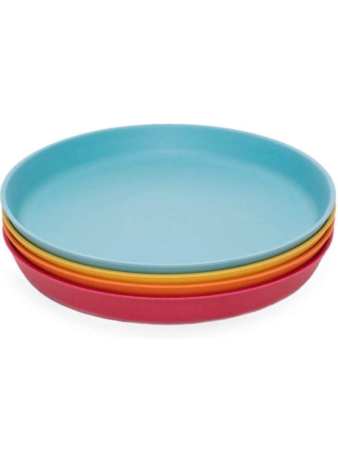 WeeSprout Bamboo Toddler Plates - 4 pc Set