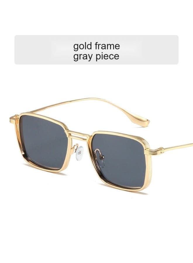 Retro New Style Double Bar Hong Kong Style Sunglasses