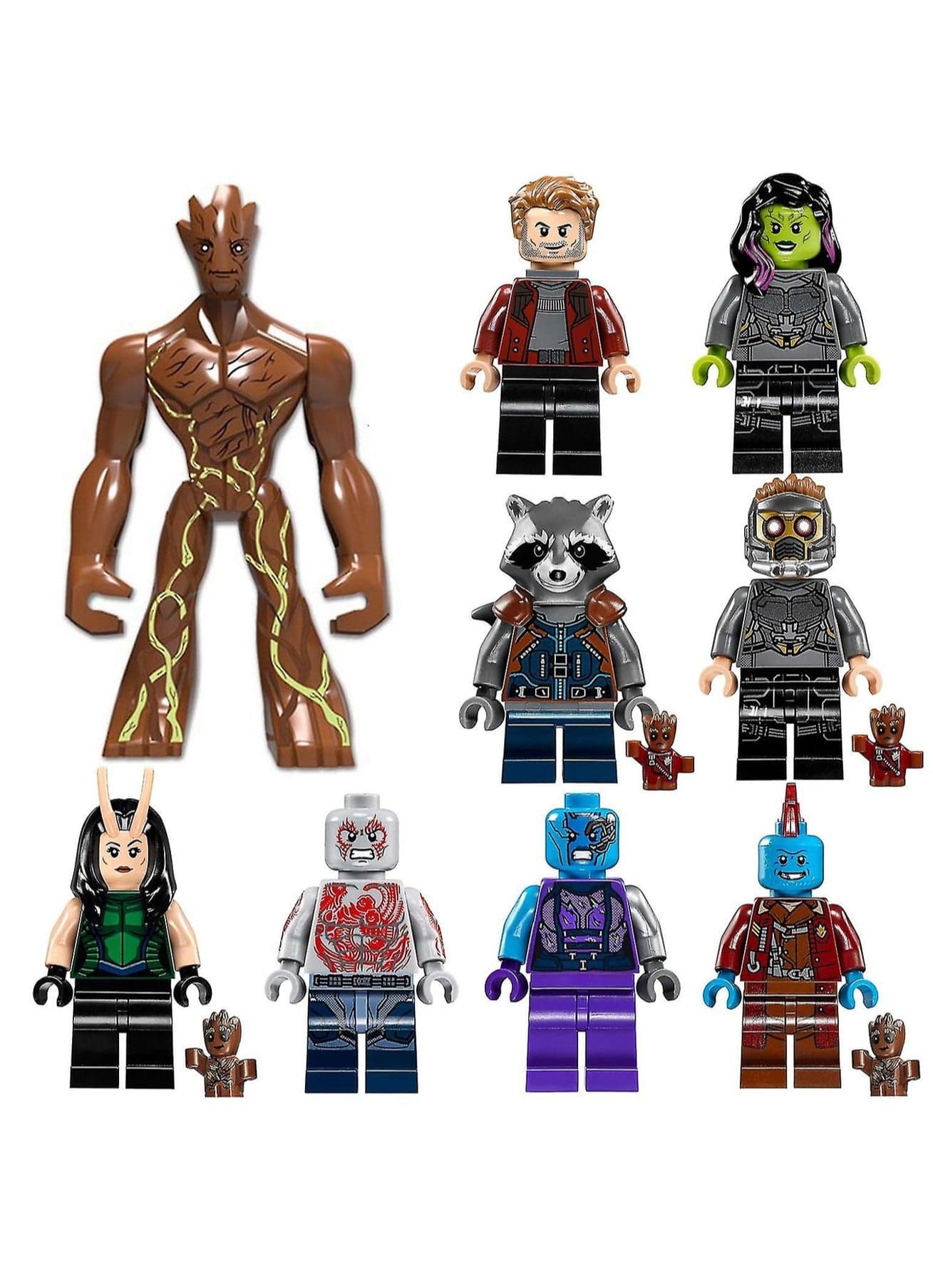 9pcs Guardians of the Galaxy Mini Figures Building Blocks Toys Kids Toys, Kids Gifts