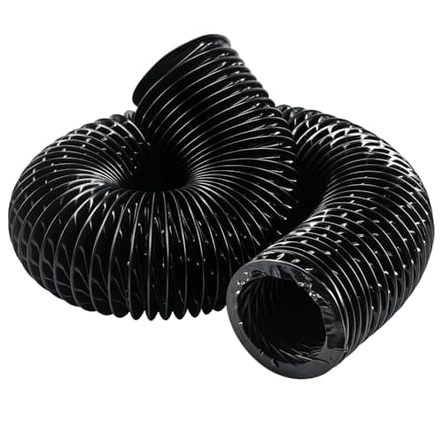 Boat Blower Hose for Marine Bilge Vent Blower and Exhaust Fan 3 Inch x 10 Foot Flexible Engine Vent Duct Marine Air Hose for Ventilation System Black