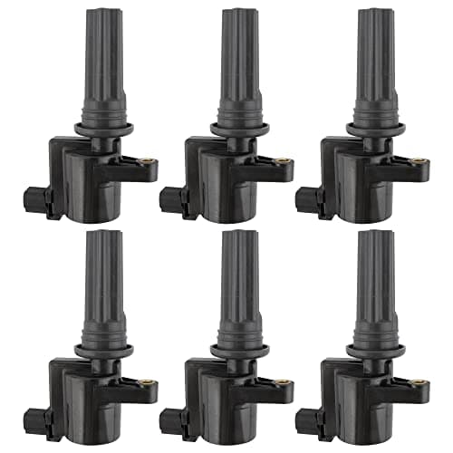 BOXI 6pcs Ignition Coils Compatible for Lincoln LS 2000 2001 2002 2003 2004 2005 3.0L / for Jaguar S-Type 2000 2001 2002 2003 3.0L | Replaces DG528 DG517 DG528 C1346