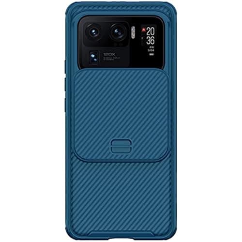 Nillkin Case for Xiaomi 11 Ultra (6.81" Inch) CamShield Pro Camera Slider Close & Open Double Layered Protection TPU + PC Blue Color