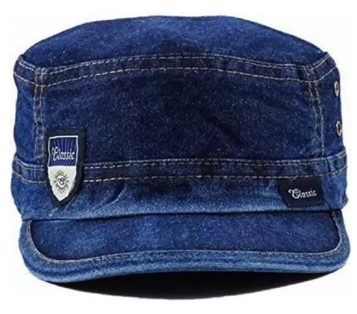 FY LANE Unisex 100% Cotton Denim Style Cap Color : Light Blue