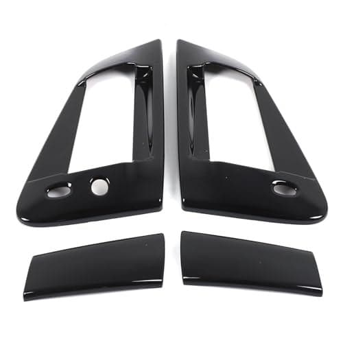 Daeiclru Car Exterior Door Handle Cover Trim Compatible with Nissan 370Z 20092020 ABS Carbon Fiber Style Side Door Handle Protector Cover AntiScratch Decoration Accessories Glossy Black