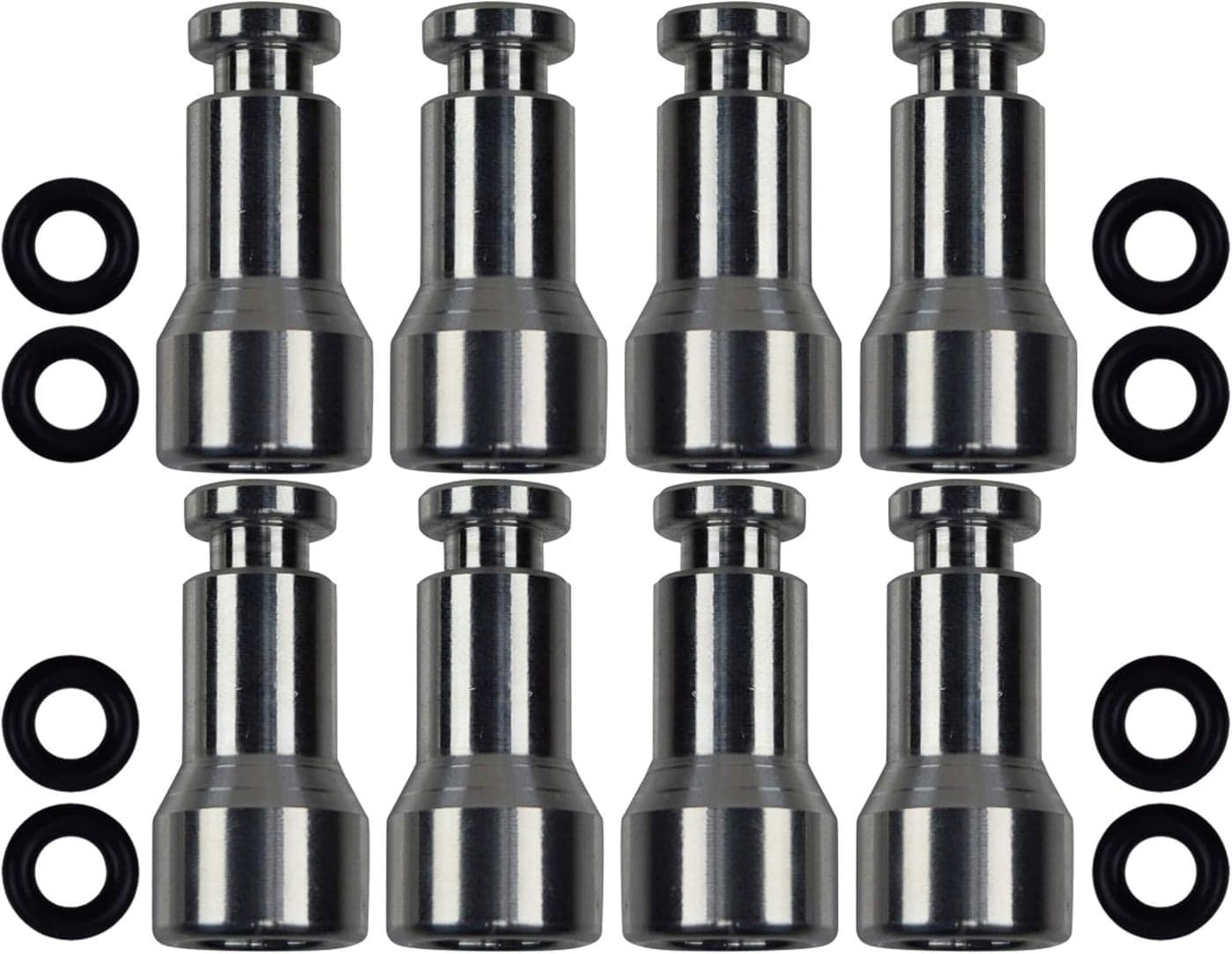 ICT Billet Fuel Injector Spacer 8pc Set for LS1 to LS3/LS7/LS9/LSA