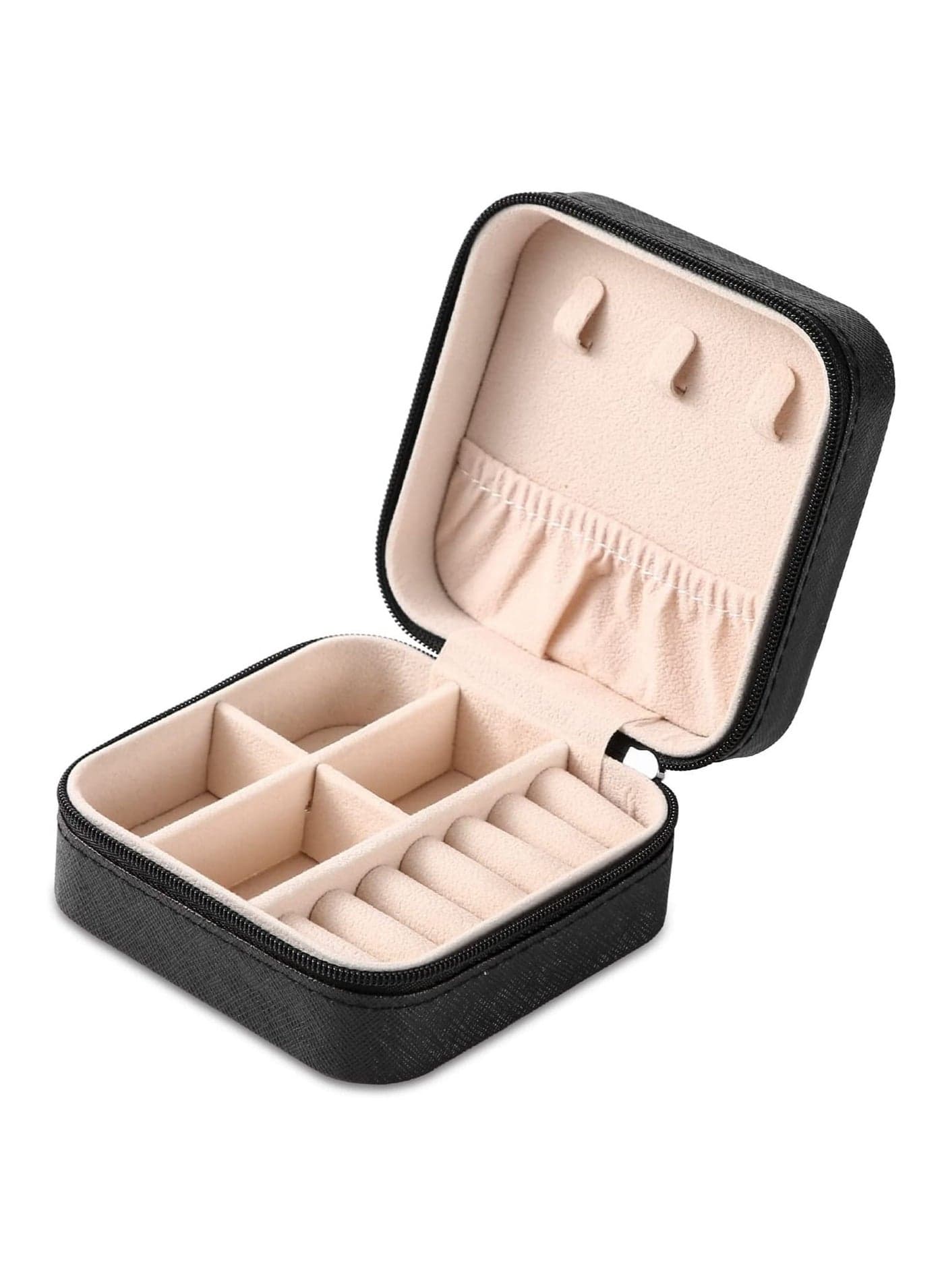 Portable Travel Mini Jewelry Box Leather Jewellery Ring Organizer Case Storage Gift Box Girls Women