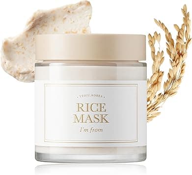 Im from Rice Beauty Mask 388 Oz Gentle Exfoliation with 41 Yeoju Rice VitaminEnriched Formula for Smooth and Clear Skin Natural Glow and Pore Refinement