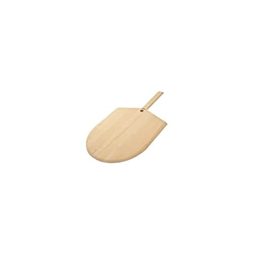 American Metalcraft 2616 Wood Pizza Peel with 9" Handle, 17" x 16" Blade,Brown