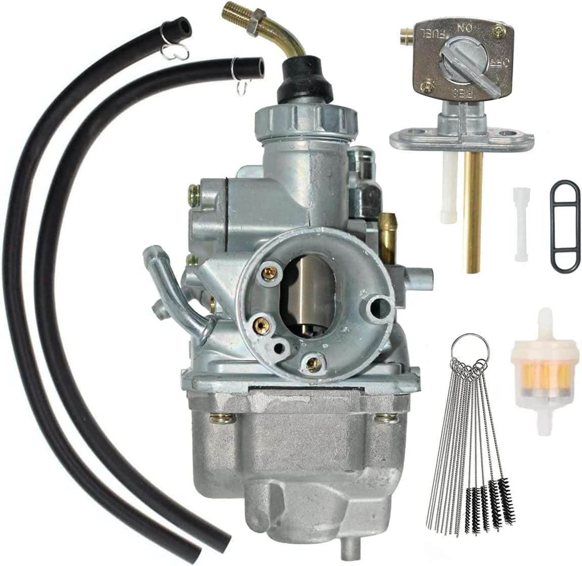 Cylinman TTR125 Carburetor for Yamaha TTR125 TTR125E TTR125L TTR125LE (2000-2007) with Fuel Switch Valve